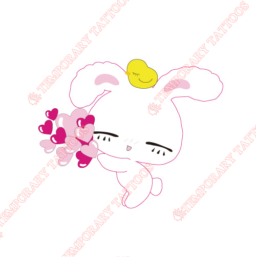 Rabbit Customize Temporary Tattoos Stickers NO.8958